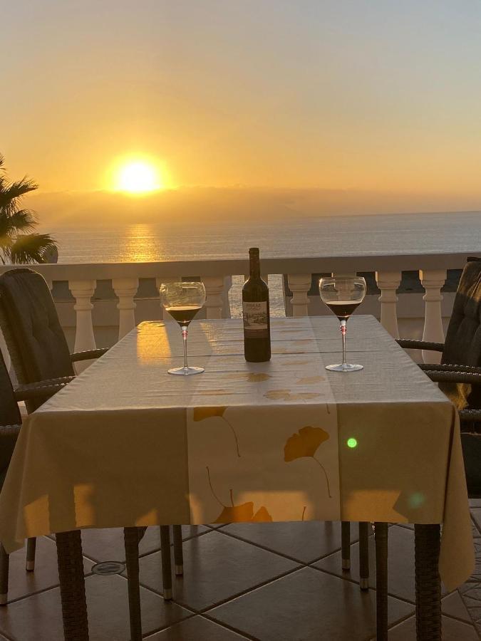Ocean Pearl, Luxurioeses Haus, Meerblick, Grosse Sonnenterrasse, Teneriffa Sued, Los Gigantes, 600M Zum Strand, 200M Zum Ort, Ruhig Acantilado de los Gigantes Buitenkant foto