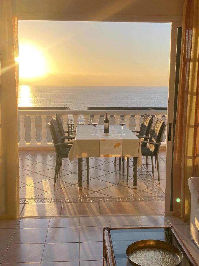 Ocean Pearl, Luxurioeses Haus, Meerblick, Grosse Sonnenterrasse, Teneriffa Sued, Los Gigantes, 600M Zum Strand, 200M Zum Ort, Ruhig Acantilado de los Gigantes Buitenkant foto
